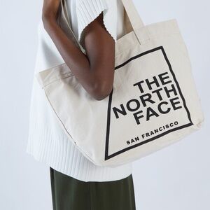 The North Face Printed Tote Bag - Ecru/Black